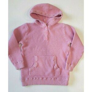 Hanna Anderson Girls Pullover Knit Hoodie Size 150